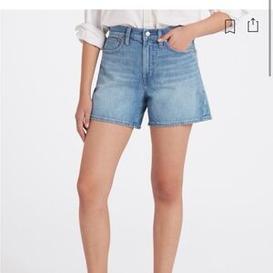 Madewell The Perfect Vintage Mid-Length Short in Grennan Wash 29 Stitch Fix